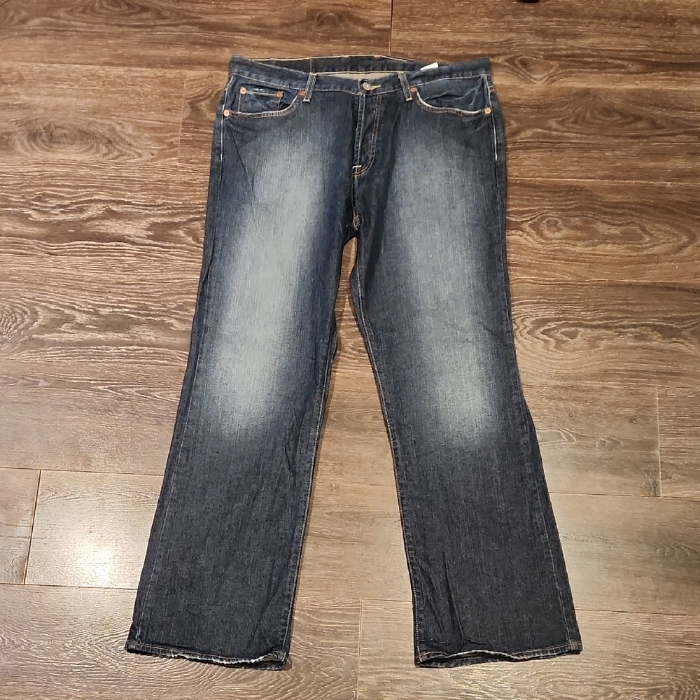 ❤️ LUCKY BRAND VINTAGE DUNGAREE SLIM BOOTLEG BOOTCUT JEANS, 36